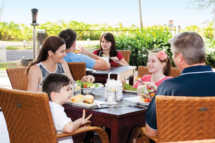 Dining with family